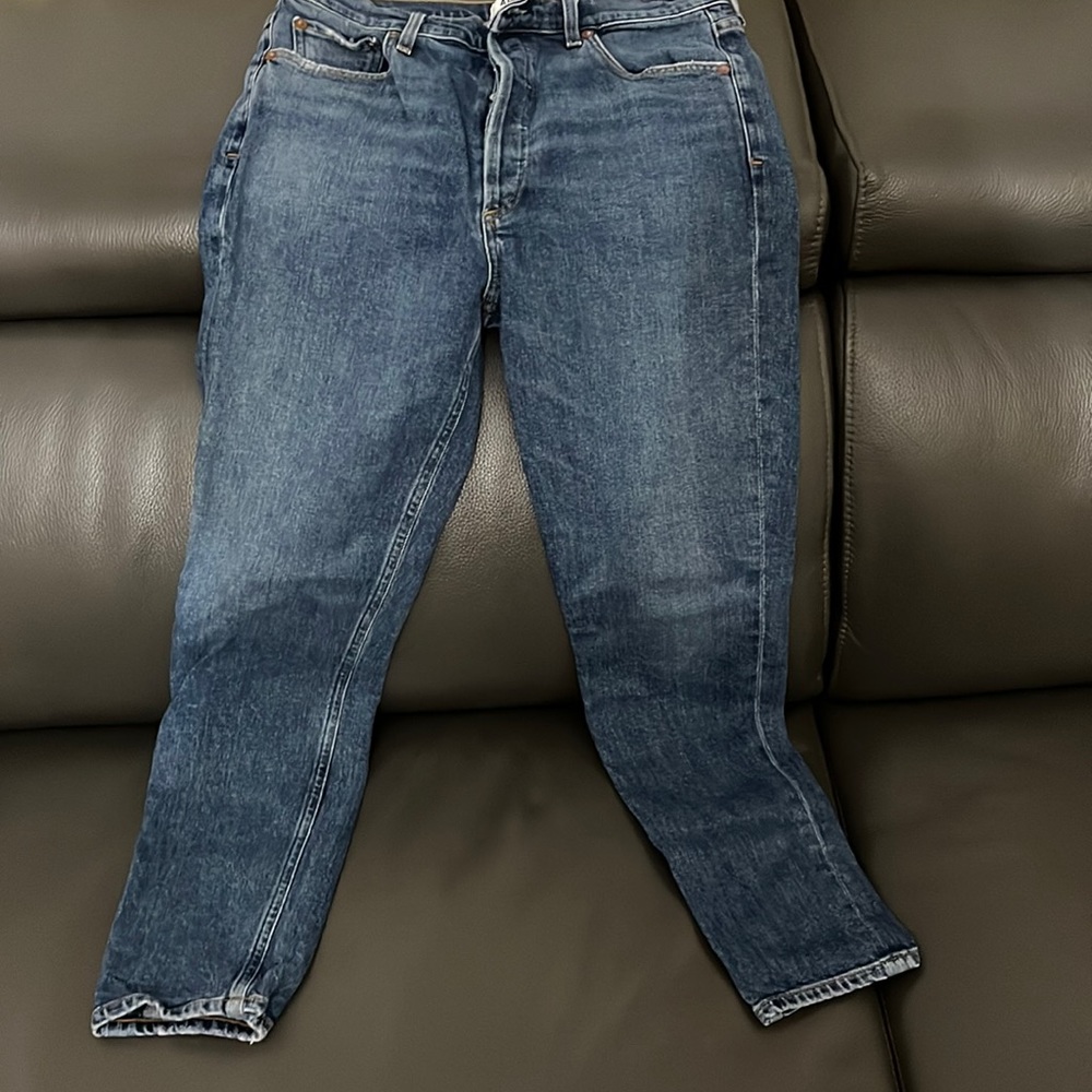 AGOLDE CROPPED SKINNY SLIM DENIM